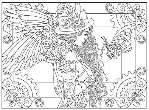 Creative Haven Steampunk Coloring Book