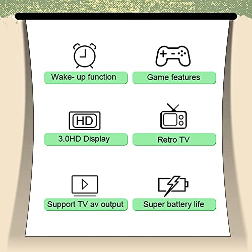 Creely Consola de videojuegos retro de TV con función de reloj y controlador doble de 2.4G integrado 108 juegos para PS1/N64