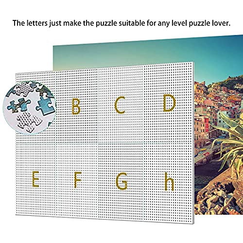 Cuteefun Puzzle 1000 Piezas Adultos Puzzle Paisaje Cinque Terre Rompecabezas Interesante Desafío Cerebral Regalo Ideal para Niños Adolescentes