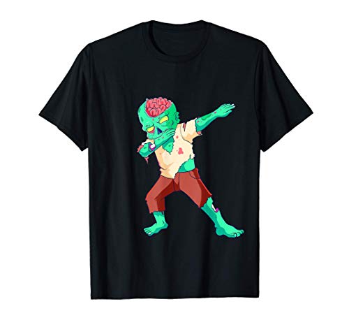 Dabbing Zombie Halloween Danza Amante Regalo Niños Camiseta