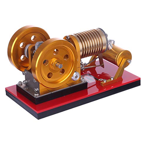 DAN DISCOUNTS Motor Stirlingmotor Kit de construcción, motor Stirling Engine, extractor tipo soplador tipo Stirling Motor modelo de motor, juguete educativo para adultos y niños