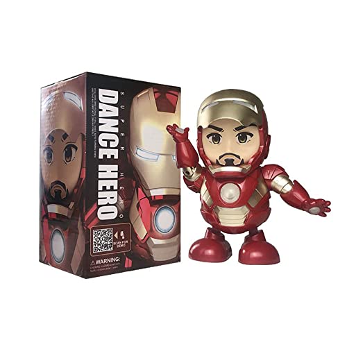 Dancing Iron Man, Dancing Robot,Singing And Swinging Electric Robot, Anime Electronic Toys,Robot Music Dancing Iron Man Mask, MuñEcas, Dancing With Light Music NiñOs, NiñAs, NiñOs, Regalos Para NiñOs