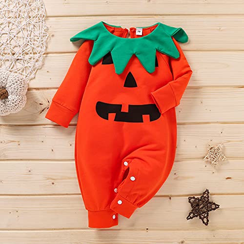 Dasongff Disfraz de calabaza, disfraz de Halloween para bebé o niña con calabaza, disfraz de calabaza, disfraz de Halloween o cosplay para bebé, niño, calabaza, barbotosa