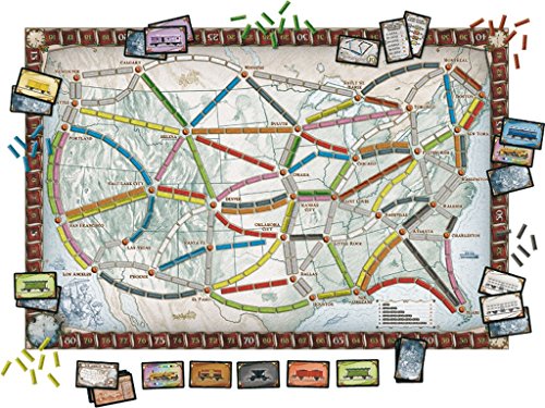 Days of Wonder Ticket to Ride - USA Niños Estrategia - Juego de tablero (Estrategia, Niños, 60 min, Niño/niña, 8 año(s), Alan R. Moon) - Idioma Francés