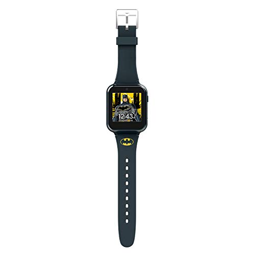 dc comics- Reloj Interactivo Batman, Color Negro, Talla única (Accutime Watch Corp. BAT4740)