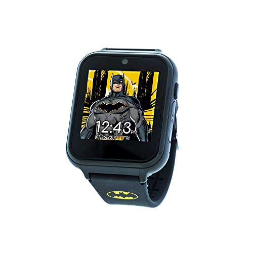 dc comics- Reloj Interactivo Batman, Color Negro, Talla única (Accutime Watch Corp. BAT4740)