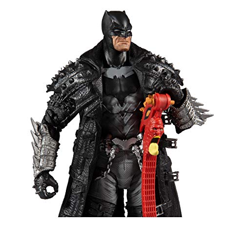 DC Multiverse Dark Nights: Muerte Metal Batman Figura de acción de 7 Pulgadas con Build-A 'Darkfather' Piezas y Accesorios