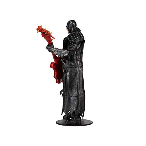 DC Multiverse Dark Nights: Muerte Metal Batman Figura de acción de 7 Pulgadas con Build-A 'Darkfather' Piezas y Accesorios