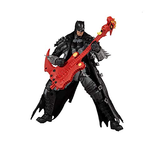 DC Multiverse Dark Nights: Muerte Metal Batman Figura de acción de 7 Pulgadas con Build-A 'Darkfather' Piezas y Accesorios