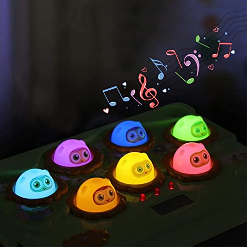 deAO Juego de Whack a Mole Divertido Juguete para Aprendizaje y Desarrollo de Habilidades con Música, Luces y Contador de Puntuación LCD, Opción de Idiomas (Inglés y Español)