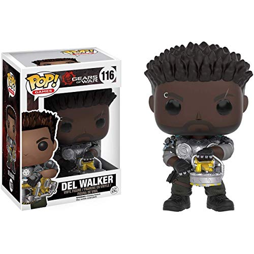 Del Walker: Fun ko Pop! Games figura de vinilo y 1 paquete protector gráfico compatible (116 - 10639 - B)