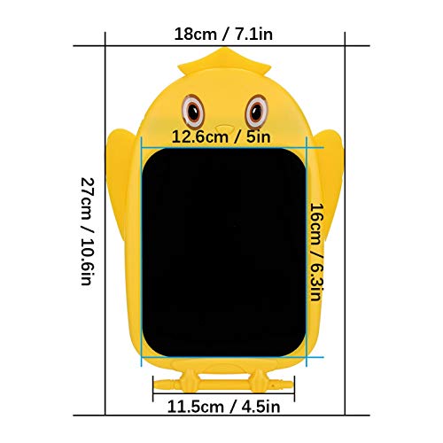 Demeras Dibujos animados tablero de dibujo de dibujos animados LCD tablero de dibujo borrable escritura Tableta estudiantes
