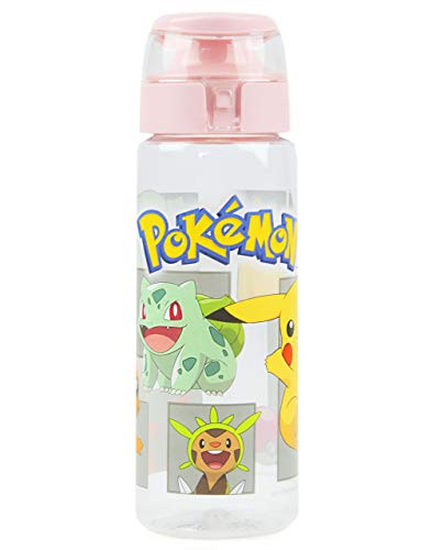 Deportes plástico bebe agua de botella Copa de las niñas Pokemon Carácter