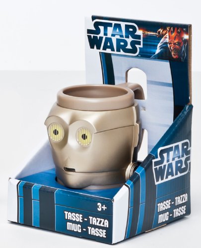 Desconocido Star Wars 43059 - C3PO - Taza 3D de plástico (9 x 9 x 10 cm)