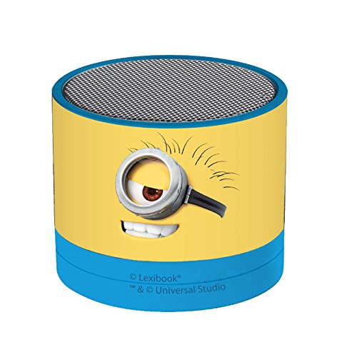 DESPICABLE ME Me-BT010DES GRU, Mi Villano Favorito Los Minions-Mini Altavoz Bluetooth Inalámbrico, Entrada AUX-IN, batería Recargable (Lexibook BT010DES), Color Azul