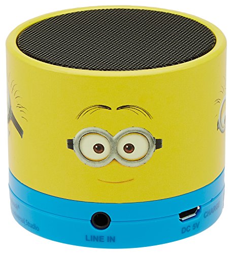 DESPICABLE ME Me-BT010DES GRU, Mi Villano Favorito Los Minions-Mini Altavoz Bluetooth Inalámbrico, Entrada AUX-IN, batería Recargable (Lexibook BT010DES), Color Azul