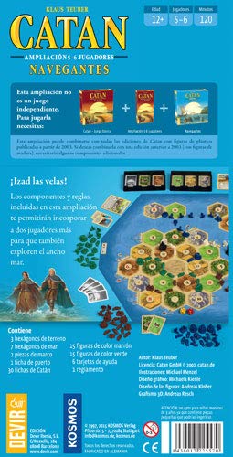 Devir - Catan, Navegantes (BGNAV56) - Ampliación para 5 y 6 jugadores