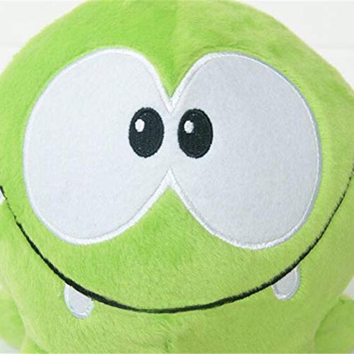 Diantai Juguete de Peluche de Rana de 20 cm, Om Nom Cut The Rope Juguete de Peluche de Rana de Goma Suave Cortar La Figura de Cuerda Juego de Juguete Clásico Bonito Regalo para Niños