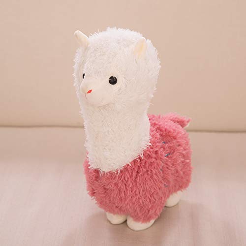 Dibujos Animados De Alpaca De Peluche De Dibujos Animados Cordero Muñeca Ragdoll Tela De Peluche Muñeca Decoración De La Habitación De Los Niños Regalo De Cumpleaños Almohada Cojín Muñeco De Peluche