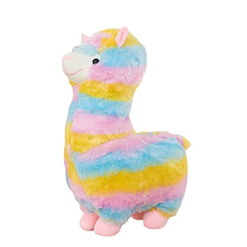 Dibujos Animados De Alpaca De Peluche De Dibujos Animados Cordero Muñeca Ragdoll Tela De Peluche Muñeca Decoración De La Habitación De Los Niños Regalo De Cumpleaños Almohada Cojín Muñeco De Peluche