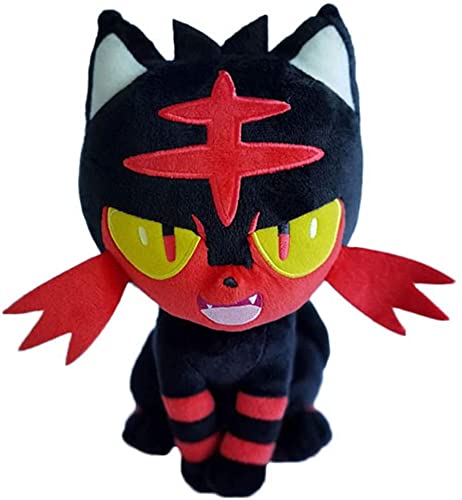 Dibujos animados Litten Cat Peluches de peluche 26Cm Muñecos de peluche de dibujos animados realistas Animales Regalos de cumpleaños Dormitorio Oficina Deco