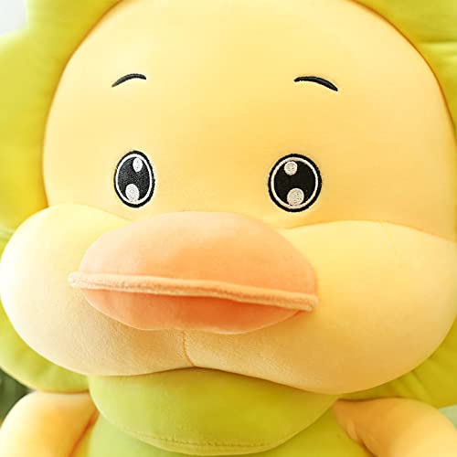 Dibujos Animados Sol Pato Muñeco De Peluche De Juguete De Peluche Pato Muñeca De Trapo para Niños Almohada De Muñeca Regalo De Cumpleaños Decoración De Ropa De Cama para El Hogar Almohada De Muñeco