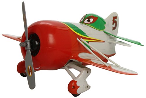 Dickie 203089804 Disney Planes - Avión teledirigido El Chupacabra (2 Canales), Color Rojo, Verde y Blanco