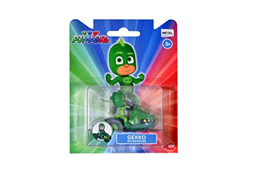 Dickie Toys 203141012 PJ Masks - Vehículo de Metal con Rueda Libre, 7 cm, a Partir de 3 años