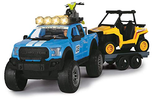 Dickie Toys Playlife - Todoterreno Ford Raptor con Accesorios y Figura Articulada, para Niños a partir de 3 Años - 38 cm