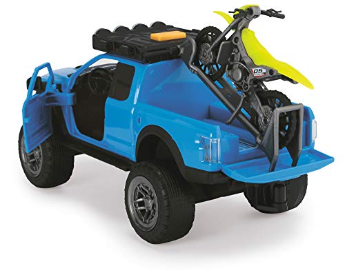 Dickie Toys Playlife - Todoterreno Ford Raptor con Accesorios y Figura Articulada, para Niños a partir de 3 Años - 38 cm