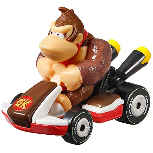 DieCast – GRN24 – Modelo Kart de Donkey Kong Standard Kart de Super Mario Kart – Multicolor – 1/64 6 cm