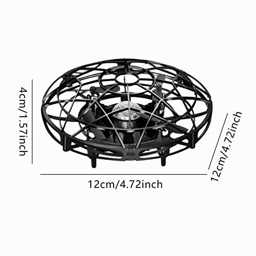 Dimweca Mini Drones Operados a Mano | Juguetes voladores de Drones controlados a Mano Inteligentes interactivos | Drone Interior al Aire Libre para Juegos Familiares