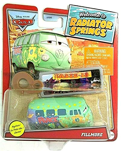 Diseny Cars Fillmore Edition Welcome to Radiator Springs - Coche de carreras (escala 1:55)