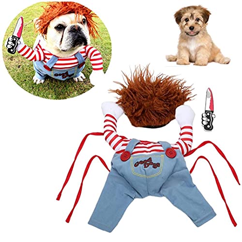 Disfraces de Perro Pet Ropa de Halloween Gato Cosplay Funny Party Traje Divertido Perro Disfraz Pequeño para Perro Grande XL