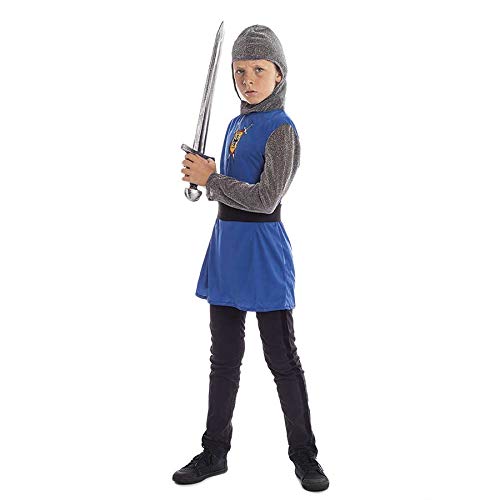 Disfraz Caballero Medieval Azul niño Infantil para Carnaval (7-9 años) (+ Tallas) Carnaval Medievales