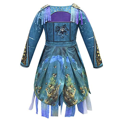 Disfraz de Descendants 3 para niña: Mal | Audrey | Disfraces UMA Deluxe Dress Up Onesies Kids Evie Halloween Cosplay Outfits