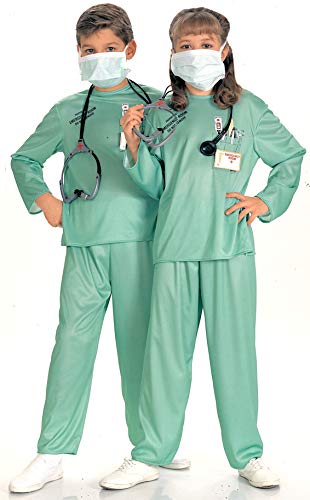 Disfraz de médico doctor para niño, Talla S infantil 3-4 años (Rubie's 881061-S)