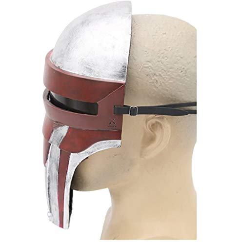 Disfraz de Revan para adultos de cosplay, máscara de resina, réplica de casco de adulto Carnival, vestido loco