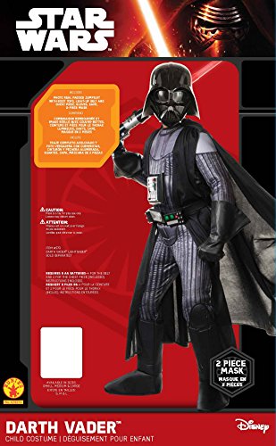 Disfraz de Star Wars, disfraz de Sith Lord Darth Vader para niños