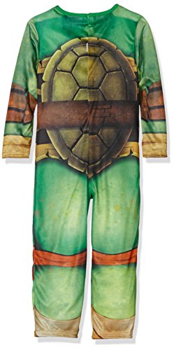 Disfraz de Tortuga Ninja para niños, talla infantil 7-8 años (Rubie's 610525-L)