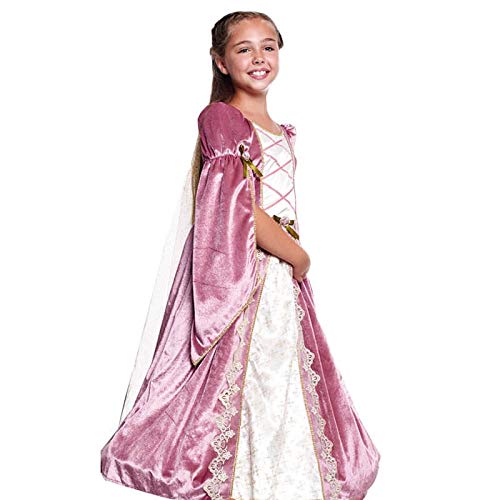 Disfraz Princesa Medieval Rosa Niña (10-12 años) (+ Tallas) Carnaval Medievales