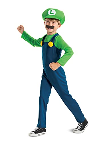 Disguise Disfraz Luigi Niño Nintendo, Disfraz Mario Bros Niño Disponible en Talla M