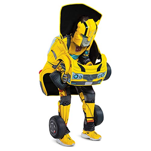 Disguise Disfraz Transformers Niño Bumblebee Convertible en Autobot, Disfraz Carnaval Niño Disponible en Talla S