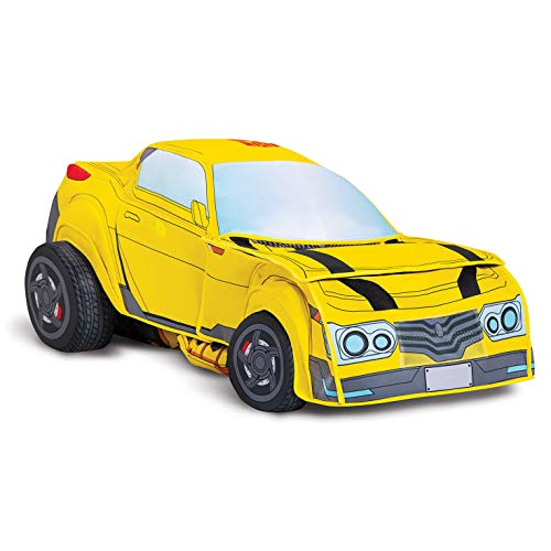 Disguise Disfraz Transformers Niño Bumblebee Convertible en Autobot, Disfraz Carnaval Niño Disponible en Talla S