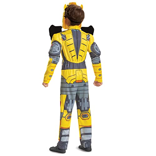 Disguise Disfraz Transformers Niño Bumblebee Músculoso, Disfraz Carnaval Niño Disponible en Talla M