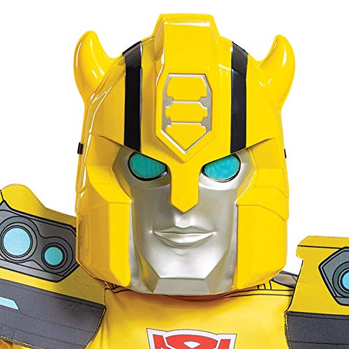 Disguise Disfraz Transformers Niño Bumblebee Músculoso, Disfraz Carnaval Niño Disponible en Talla M