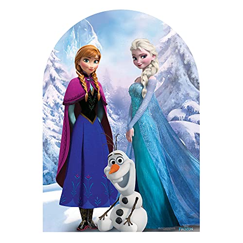 Disney - Decorado de cartón tamaño real para fotos, diseño de Frozen