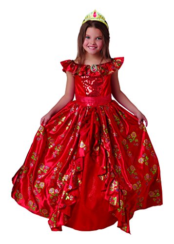 Disney - Disfraz de Elena de Avalor Premium para niña, infantil 5-6 años (Rubie's 640191-M)