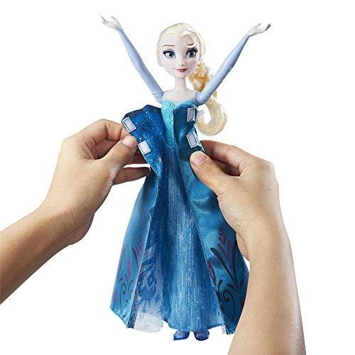 Disney Frozen - Muñeca transformación Real de Elsa (Hasbro B9203EU4)