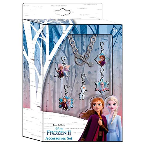 Disney Frozen- Set bisuteria 2 Joyería y Maquillaje, Multicolor (Kids 1)